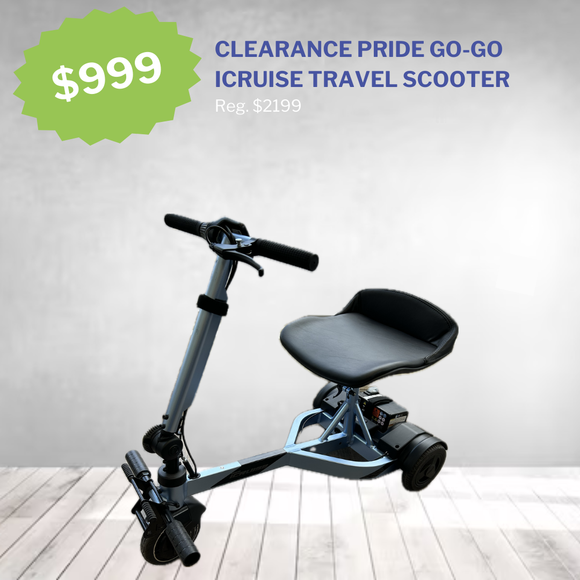 Go-Go iCruise Travel Mobility Scooter (New)