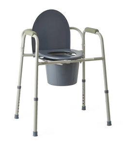 Folding Stationary Commode