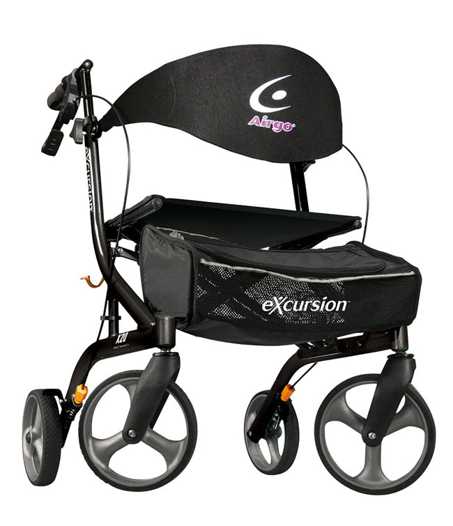 Airgo Excursion XWD Lightweight SideFold Rollator Performance Mobility & Home Healthcare