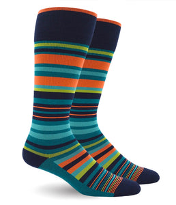 Stripe Cotton Teal - Energy Socks