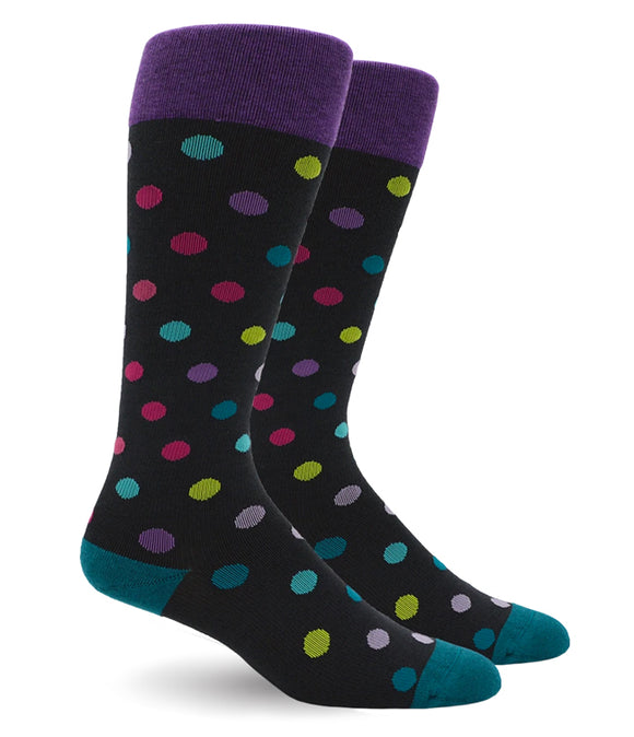 Polka Dot Multi Colour Cotton - Energy Socks
